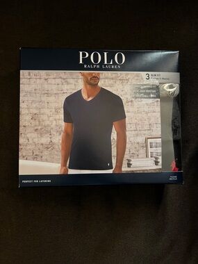 Polo Ralph Lauren V-necks slim Fit cotton V-Necks 3 pack